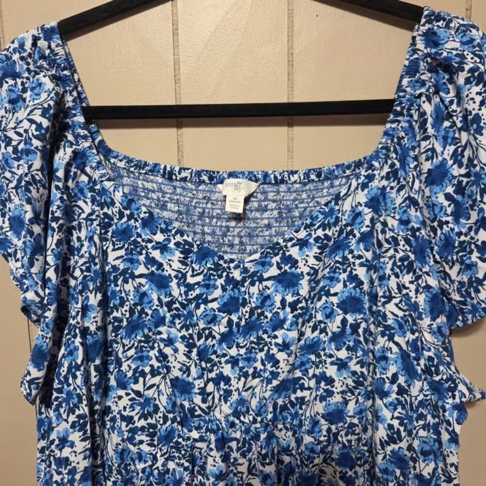 Terra & Sky floral dress - Picture 2 of 4